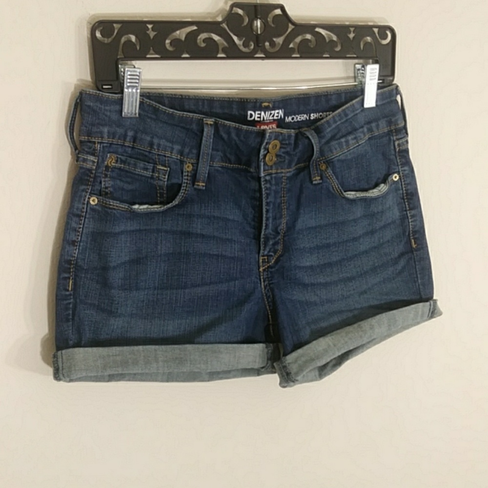 Levi's Denizen Cuffed Jean Shorts